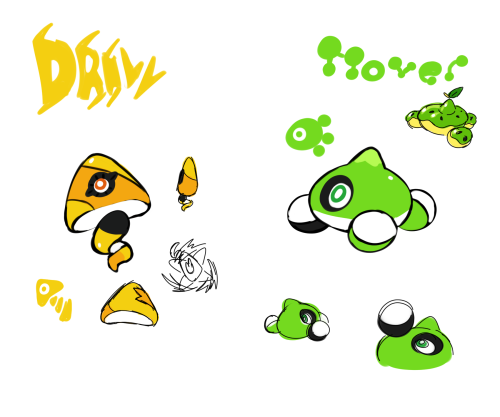 redesigning the sonic colors wisps because they, collectively, are ugly and i hate them. but i like 