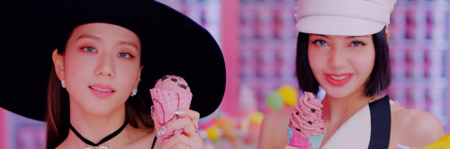 ꒰ blackpink matching layouts ꒱ Ice Cream MV— like or reblog ; if you save/use