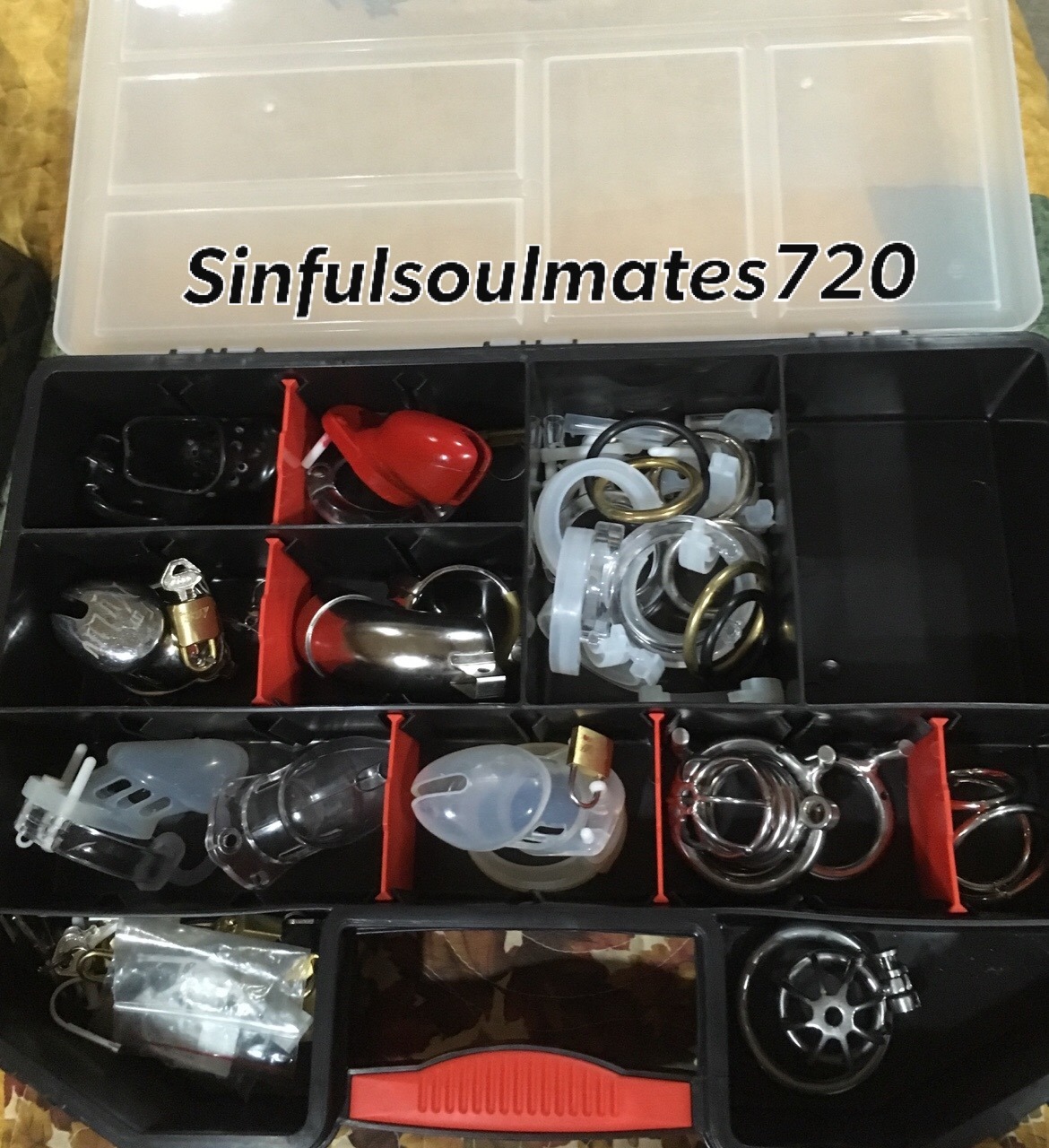 sinfulsoulmates720:  Locktober has officially started for us. 