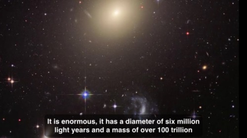 “IC 1101 Has Spent Most Of Its Life Colliding With Other Galaxies And Owes Its Size To These Collisions.