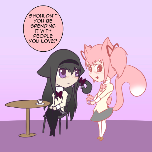 ((February 22nd is Japan’s ‘cat day’. It’s also speculated to be Homura&rsqu