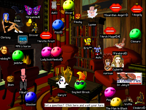 clubdevo:the palace chat program (est 1995)