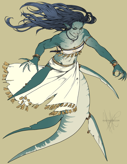 social-justice-cleric: everydayamermaid: by Noa Ikeda from an upcoming mermaid zine @sea-rogue