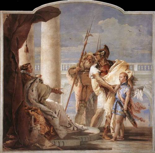 centuriespast:TIEPOLO, Giovanni BattistaAeneas Introducing Cupid Dressed as Ascanius to Dido1757Fres
