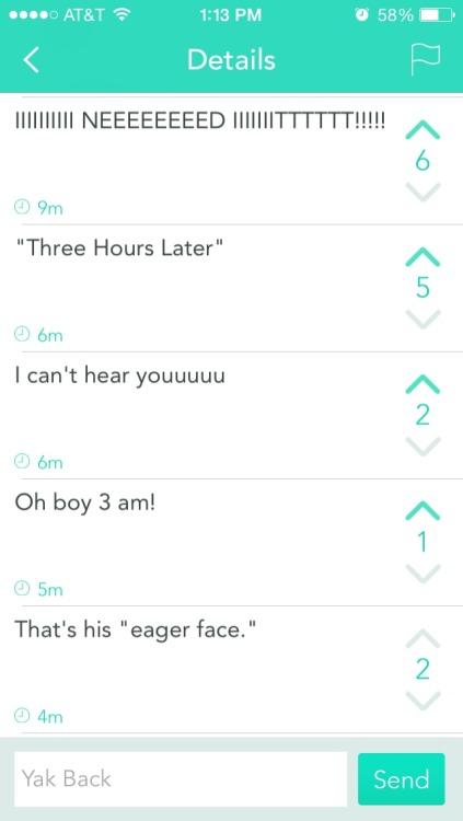 Sex sarahsnotinteresting:BEST YAK/REPLIES MY pictures