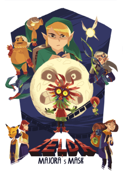 pikipouet:  Zelda : Majora’s Mask Poster