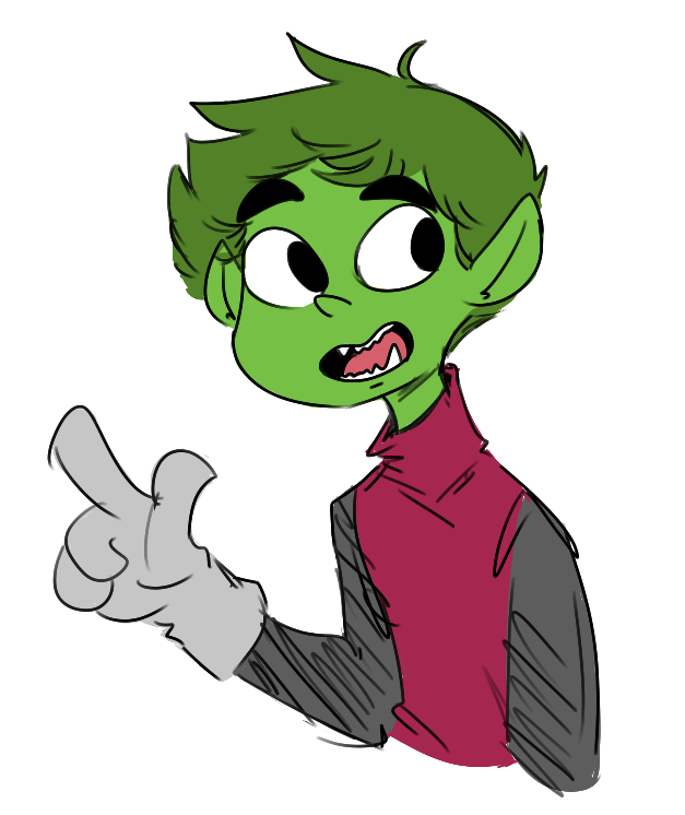 cronusampora:   headpixie said: beast boy if possible please :D  here you go HP