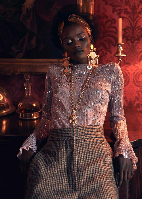 themakeupbrush:Ajier Manasseh for Grazia