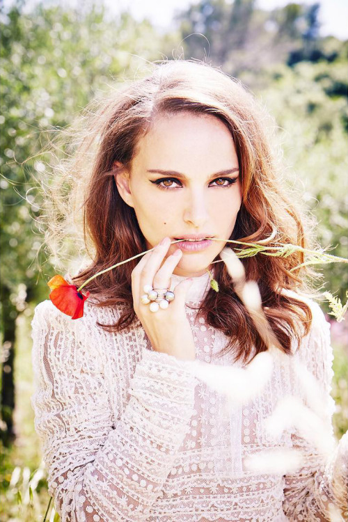 Natalie Portman by Ellen von Unwerth for UK Marie Claire, September 2015 