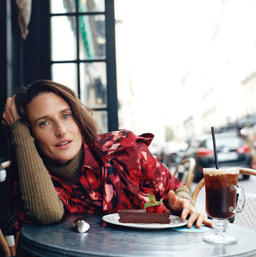 Camille Cottin by Mark Peckmezian for Vogue