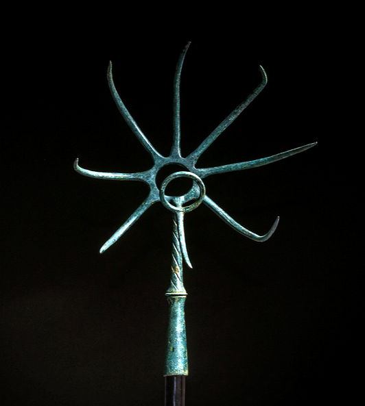 archaicwonder:  Etruscan Bronze Harpago, c. 7th Century BCAn underwater sponge collecting
