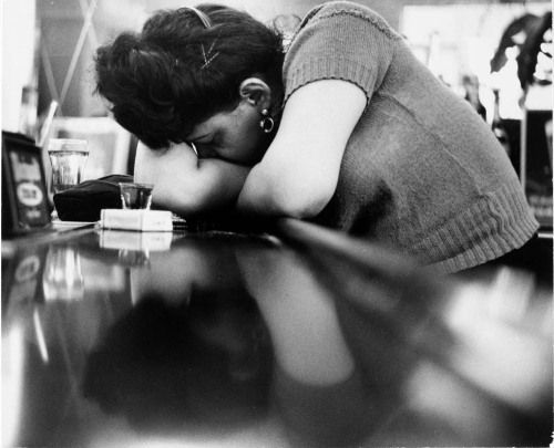 Newyorkthegoldenage:  Village Bar, 1950S.photo: Paula Kotis Via Moma