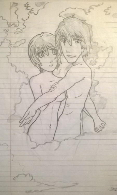 thisisformiyuki:Some awkward and weird Kaworei doodles I never finished.  