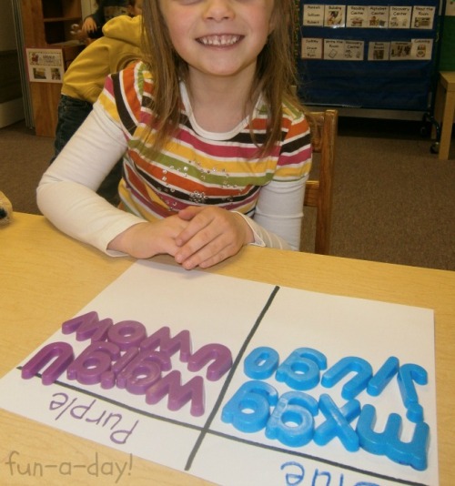 &ldquo;Magnetic Letters – Sorting as a Way to Teach the Alphabet&rdquo;