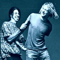 kirk-the-ripper-hammett:  “Through Kurt I saw the beauty of minimalism and the importance of music that’s stripped down.” - Dave Grohl 