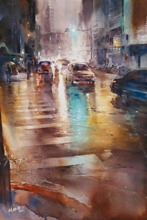 lohrien:Paintings by  Lin Ching Che