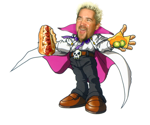 videofieri:This is Guy Fieri as Dr. Wily from the Mega Man series of video games. He is one of the m