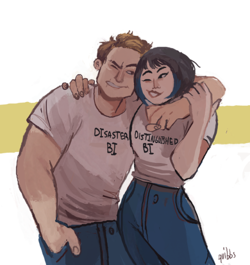 makomoriz:a thoroughly self indulgent mako/raleigh piece inspired by this post that I commissioned f