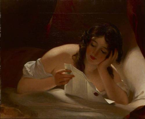 thomas-sully:The Love Letter, 1834, Thomas Sully