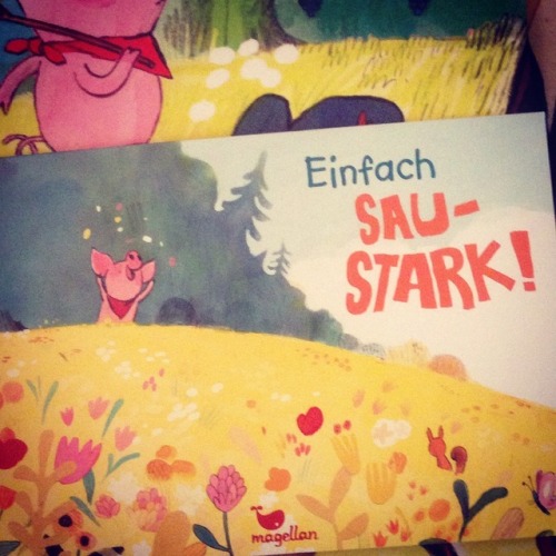 Hey everyone, if you want to win a signed poster and post cards of the book “Bis bald im Wald&