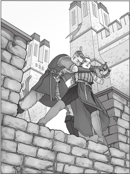 Another project from perspective class.  This was a three-week project, starting with the chara