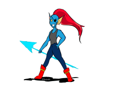 chaudoodle:  Undyne!!!!  Follow and Reblog if you like it please it means a lot ot me! Someone get me this game pleaseeee I need it in my life 