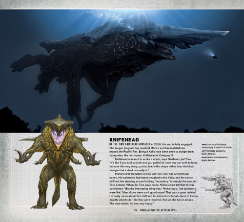 laminatedduck:  charactermodel:  Kaiju and Concepts [ Pacific Rim ] via IO9  Woahohhh look at dem Kaiju. 