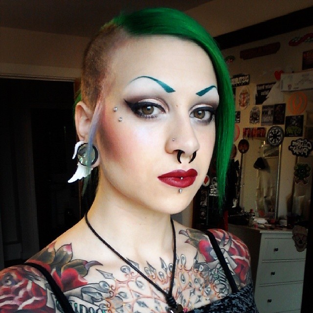 panda-face-mew:  kathy-alexa:  Sunday shmunday…! Bleh. #motd #fotd #cyberdog #cyberdogmanchester