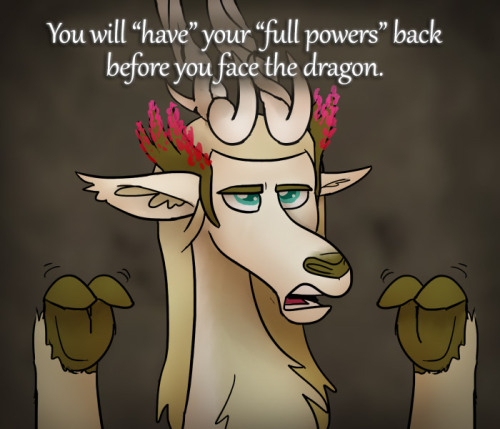 ask-king-sombra:  Air quotes are an ancient tool used only by the most wise, mysterious and sarcastic.  …oh damn. I really liked these elk characters at first but I’m really starting to get uncomfortable with their leader. >: