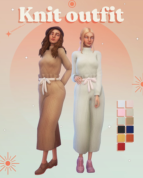 Sims & knits Hello! Bringing you today a small collection of sims & knit clothing ~ Very ran