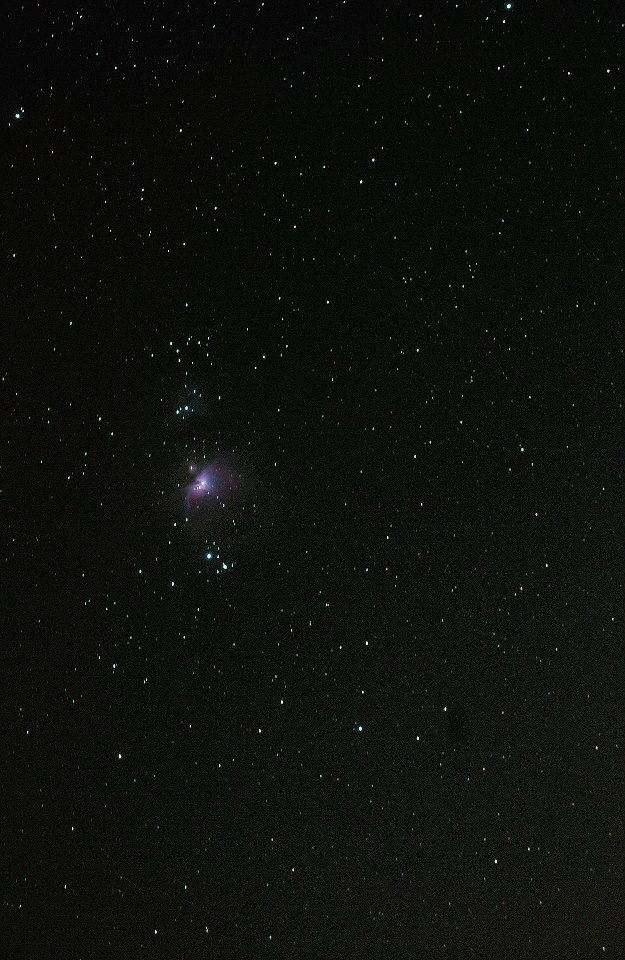 spaceexp:  Orion Nebula over Atlanta, GA Source: georges_star (reddit)