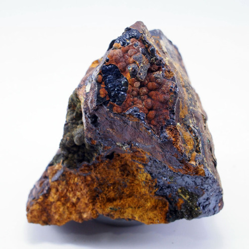 Corkeite on Limonite matrix - Schöne Aussicht Mine, Dernbach, Rhineland-Palatinate, Germany      