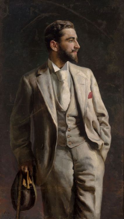 defilededandies:  Konstanty Gorski - “Portrait of an unknown man” 1896