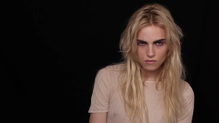 andrejpejicpage:  Screencaps: Andrej Pejic by Elfie Semotan. Selected Helmut Lang