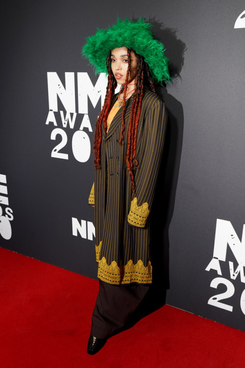 FEB 12 - FKA twigs attends the NME Awards 2020 at O2 Academy Brixton in London