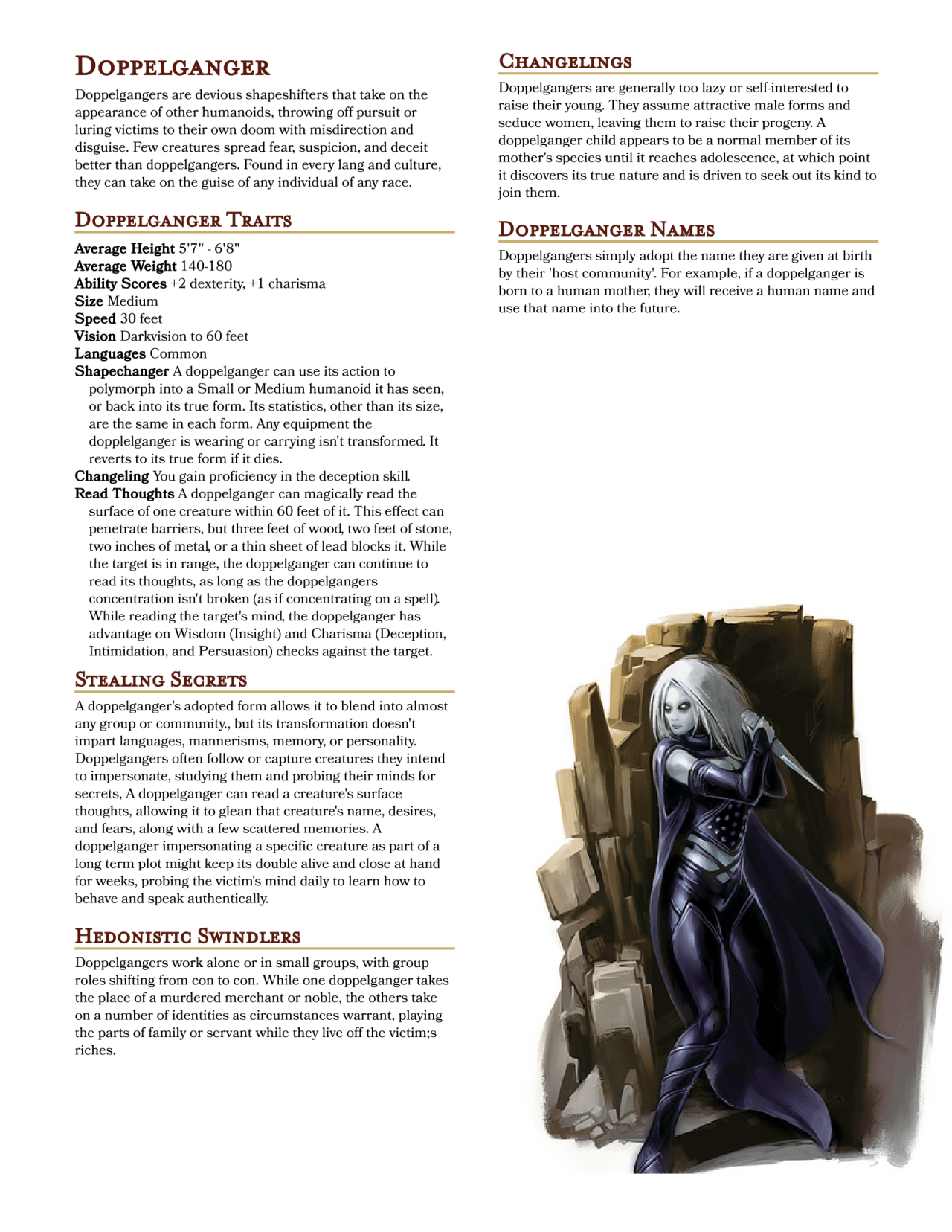 DnD 5e - Playable Race: Incskrit, the Scribesfolk by ReturnToSender -- Fur  Affinity [dot] net