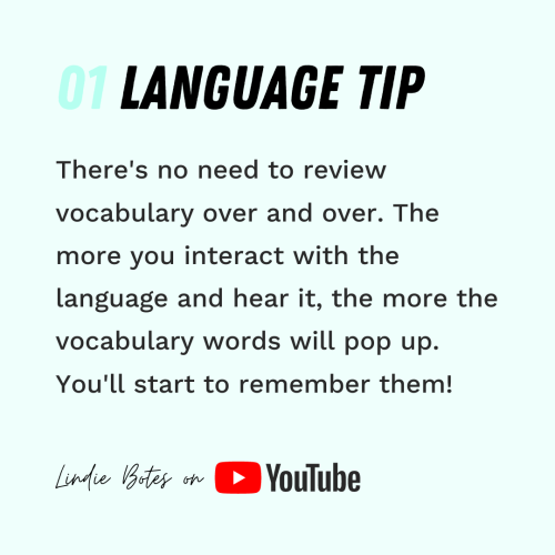 rinkodesu:Language tip 01Do you review vocabulary often? I’ve tried Anki and flashcards but I&