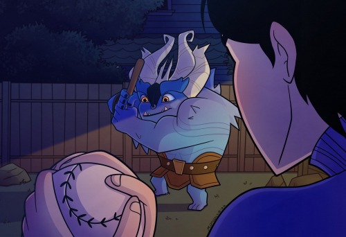 Remember My HC That Jim Teaches Draal About Baseball And At Some Point A Troll Team Is Created? I Commissioned