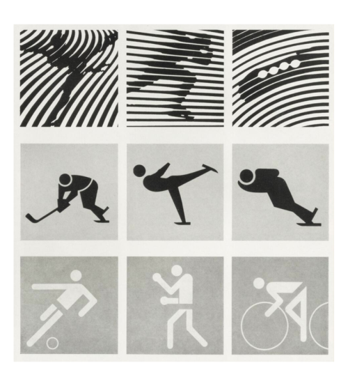 Pictorgrams of the Olympic Games: Grenoble 1968, Sapporo 1972, Munich 1972. Source