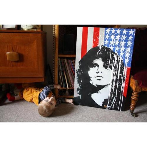 &lsquo;An American Poet&rsquo; - as presented to you by Marlo. Hand painted, fresh out the o