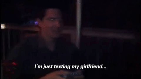 wilhellmine:Zak Bagans (and a little Aaron Goodwin) “Imagine…” - This time Zak is texting you :-)