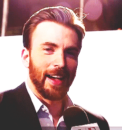 joshbryan32love:  tsundereslasher:  Chris Evans Alphabet → Beard  Respect The