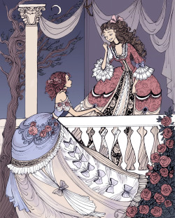 ofpaintedflowers:  princesses 