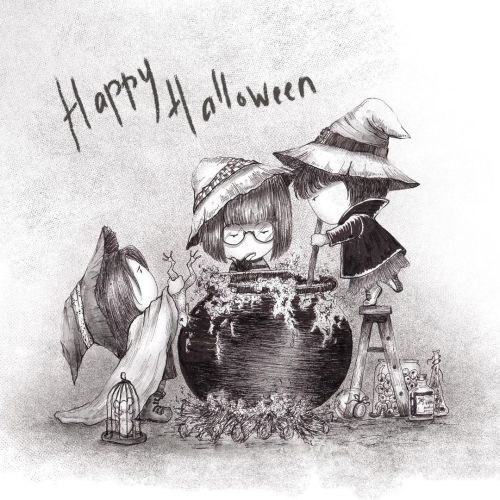 Bubble bubble, toil and trouble….what mischief are these little witches up to? #halloween #halloween