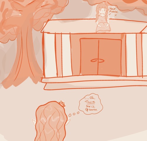 Extremely Messy Doodle (even For Me) But This Fic About Circe (I Don’t Think The Author’s On Tumblr