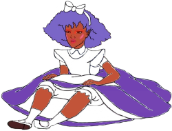 fyblackwomenart:  Shana Elmsford as little Alice by darthraner83 