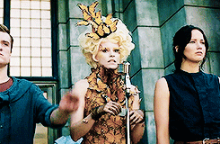 k4th3r-n3:   every-thing-is-not-alright:  The charater development of Effie is incredible, Elizabeth Banks is perfect for this part she portrays it incredibly  Also her face when she looks at Katniss. No one in the Cptl ever lost anyone to the games.