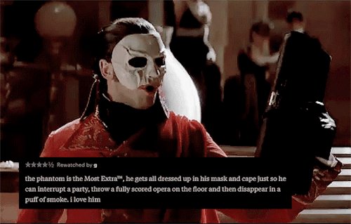 itsmeimcathy: phantom of the opera + letterboxd reviews [insp]