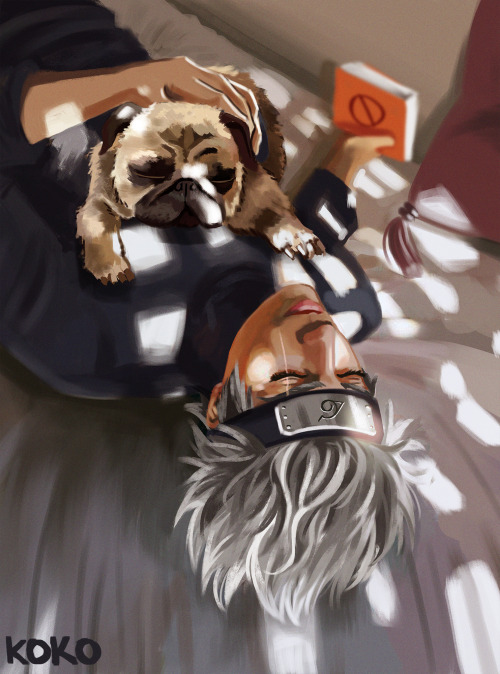 kokodrawings:Happy birthday, you beautiful bastard ~ <3 It’s Kakashi’s birthday so I must reblog 