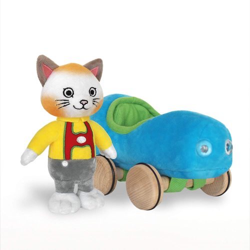 YOTTOY Richard Scarry Collection “Huckle Cat &amp; Busytown blue car)